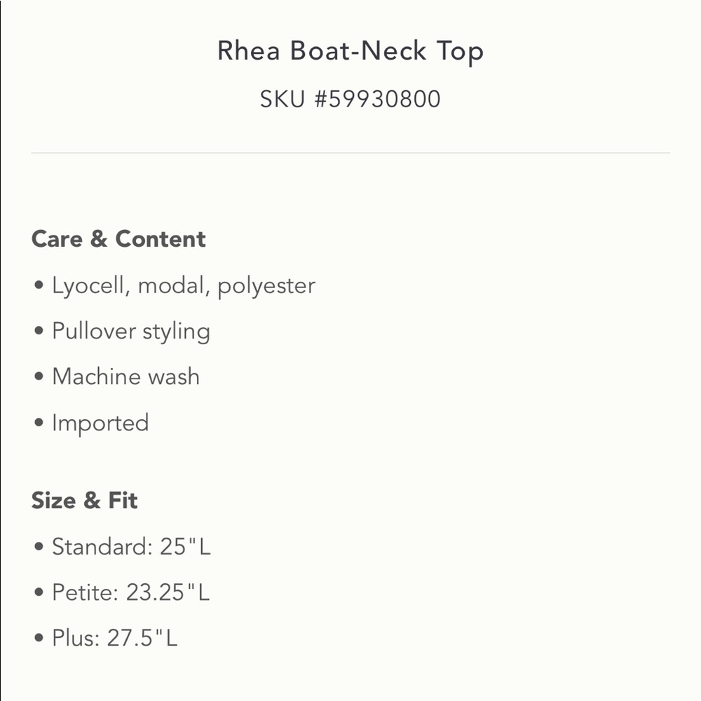 Anthropologie | RHEA BOAT-NECK TOP | Size Small - Picture 5 of 5